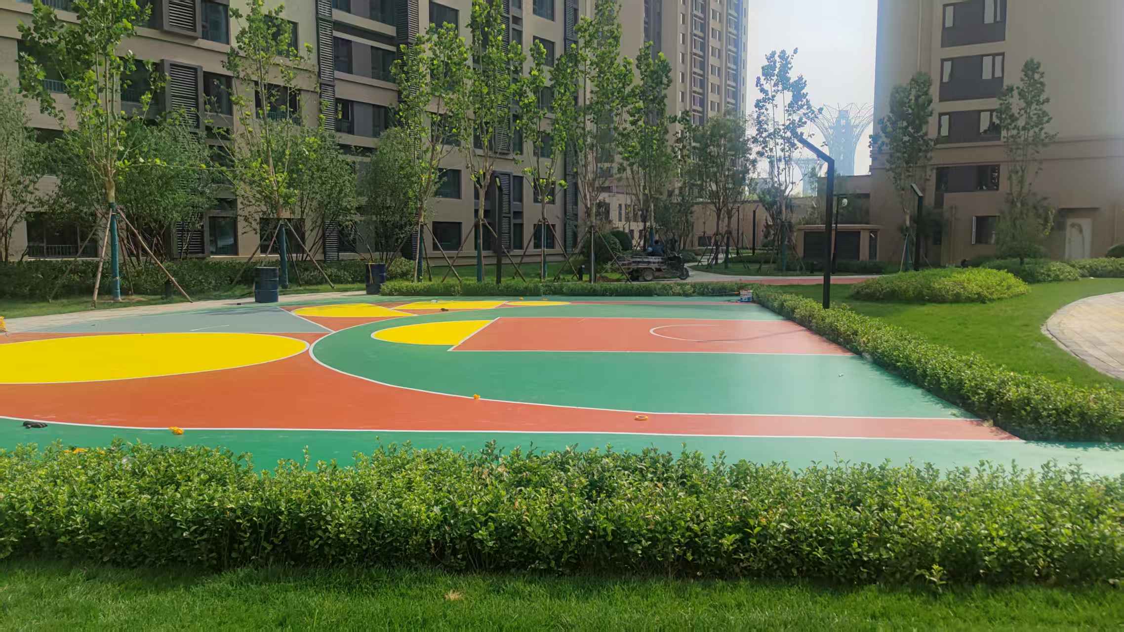 随州市学校塑胶跑道塑胶地坪 - 厂家